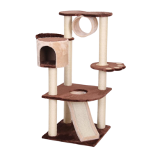 Catry Cat Tower With Scratcher 55X55X122Cm