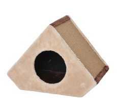 Catry Conical Cat House With Scratcher 40X25X30Cm