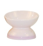 Ceramic whiskers Cat Bowl  - 10.5 x 10cm - Purple