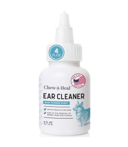 Chew & Heal - Fresh Scent, Soothing Aloe, Witch Hazel & Tea Tree Oil Dog Ear Cleaner 4oz- 250gm