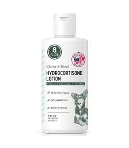 Chew & Heal - Hydrocortisone Lotion for Dogs 8oz- 250gm
