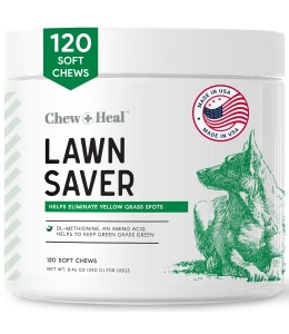 Chew & Heal - Lawn Saver Soft Chew Lawn Protection Supplement for Dogs- 250gm