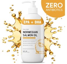 Chew & Heal - Norwegian Salmon Oil Skin & Coat Supplement for Dogs & Cats(32oz)- 250gm