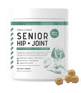 Chew & Heal - Senior Hip & Joint Dog Supplement- 250gm