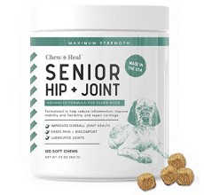Chew & Heal - Senior Hip & Joint Dog Supplement- 250gm