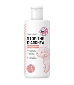 Chew & Heal - Stop The Diarrhea Liquid Digestive Aid for Dogs 12oz- 250gm