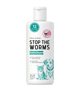 Chew & Heal - Stop The Worms Wormer for Puppies & Kittens 12oz- 250gm