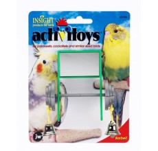 🏷️ CLEARANCE SALE | Petmate JW Activitoy Barbell – Tough Chew & Tug Toy (Small Part Missing – 70% Off)
