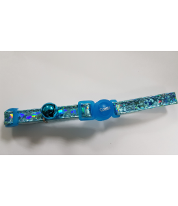 Coastal 3/8" Safe Cat Super Star Adj.Break Away Collar Blue