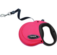 Coastal Power Walker Retractable Leash 12" Red Small