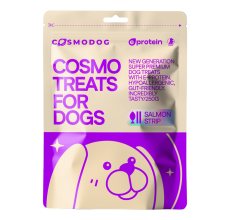 Cosmodog Salmon Strip Dog Treats 250g