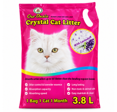 Cat Litter - Creature Oasis Crystal Cat Litter with Lavender 3.8L