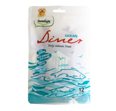 Dentalight 3" Ocean Diner Dog Treat 108g (12pcs) - Salmon Flavour