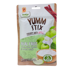 Dentalight Yumm Stix for Dogs Wet & Soft - Yogurt with Apple 70g