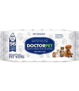 Doctor Pet Pet Wipes - 96 Pcs