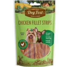 Dog Fest Chicken Fillet Strips For Mini-Dogs - 55g - 1.94oz