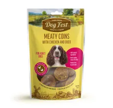 Dog Fest Meaty Coins with Chicken & Duck Rings 90g