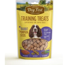 Dog Fest Training Treats Rabbit & Pumpkin Seeds Dog Treats - 90g