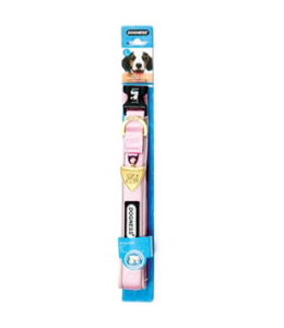 Dogness Reflective Neoprene Pink Collar S