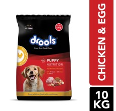 Drools Chicken and Egg Puppy Dry Dog Food, 10kg