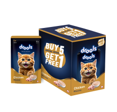 Drools Chicken Mousse Cat 80gm (5+1) Pc