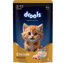 Drools Chicken Mousse Kitten Wet Food 80gm