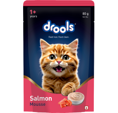 Drools Salmon Mousse Cat Wet Food 80gm