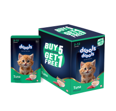 Drools Tuna Mousse Kitten 80gm (5+1) Pc