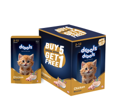 DroolsChickenMousseKitten 80gm (5+1)Pc