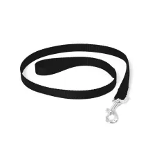 Duvo+ Nylon Dog Lead Black 100cm/20mm