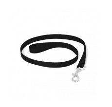 Duvo+ Nylon Dog Lead Black 100cm/25mm