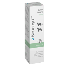 Sanocyn Dogs and Cats Dental Care - HOCL latest technology solution (75 ml) - Made in Austria
