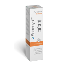 Sanocyn Dogs and Cats Ear Care - HOCL latest technology solution (75 ml) - Made in Austria