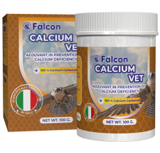 Geavet Falcon Calcium Vet (100 g) - Adjuvant in prevention of Calcium Deficiency