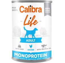 Calibra Dog Life Can Adult Chicken with Rice 400g