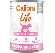 Calibra Dog Life Can Puppy & Junior Chicken & Rice 400g
