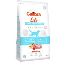 Calibra Dog Life Junior Medium Breed Chicken 12kg