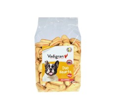 Expiring On- 05/04-  Vadigran Snack Dog Biscuits Duo Hearts - 500g
