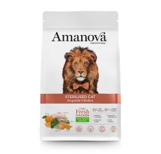 Expiring On- 08/06-  Amanova Cat Sterilised Exquisite Chicken 1.5kg