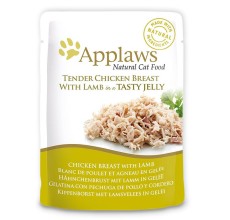 Expiring On-  09/02/2026- Applaws Cat Chicken with Lamb 70g Jelly Pouch