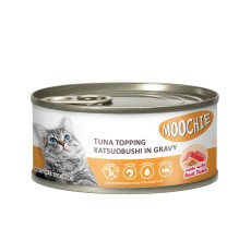 Expiring On-  10/02/2026- Moochie Adult Tuna Topping Katsuobushi 85g - can