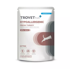 Expiring On- 11/04-  Trovet Plus Cat Pouch Kitten Hypoallaergrnic Turkey 85g