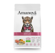 Expiring On- 12/05-  Amanova Cat Adult Salmon Deluxe 6kg