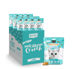 Expiring On-  13/02/2026- Kitcat Kitty Crunch Lamb Flavor 60g