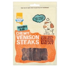 Expiring On-  16/02/2026- Chewy Venison Steaks - 80G