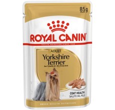 Expiring On-  17/02/2026- Royal Canin Breed Health Nutrition Yorkshire Adult (WET FOOD - 85g Pouch)