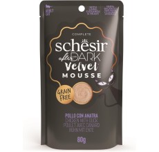 Expiring On- 18/04-  Schesir After Dark Velvet Mousse For Cat - Chicken With Duck 80g