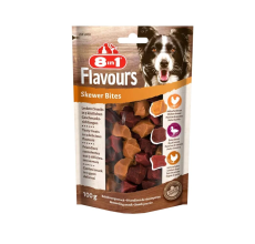 Expiring On-  22/02/2026- 8in1 Flavours Skewer Bites 100g