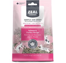 Expiring On- 29/05-  Zeal Canada Gently Air-Dried Salmon and Turkey for Cats 14oz/400g