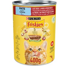 Expiring On- 30/06-  Purina Friskies Beef & Vegetable 400g